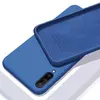 Чехол бампер Anomaly Silicone (с микрофиброй) для Samsung Galaxy A50 Blue (Синий)