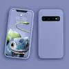 Чехол бампер Anomaly Silicone (с микрофиброй) для Samsung Galaxy S10 Light Purple (Светло Пурпурный)