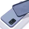 Чехол бампер Anomaly Silicone (с микрофиброй) для Samsung Galaxy S20 Light Purple (Светло Пурпурный)