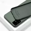 Чехол бампер Anomaly Silicone (с микрофиброй) для Samsung Galaxy S20 Plus Dark Green (Темно Зеленый)