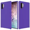Чехол бампер Anomaly Silicone (с микрофиброй) для Samsung Galaxy Note 10 Plus Purple (Пурпурный)