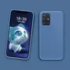 Чехол бампер Anomaly Silicone (с микрофиброй) для Samsung Galaxy A31 Blue (Синий)