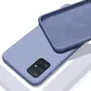 Чехол бампер Anomaly Silicone (с микрофиброй) для Samsung Galaxy A41 Purple (Пурпурный)