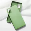 Чехол бампер Anomaly Silicone (с микрофиброй) для Samsung Galaxy S10 Lite Light Green (Светло Зеленый)