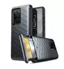 Противоударный чехол бампер Clayco Argos (с отделом для карт) для Samsung Galaxy S20 Ultra Black (Черный)