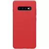 Чехол бампер Nillkin Flex Pure для Samsung Galaxy S10 Red (Красный)