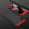 Противоударный чехол бампер GKK Dual Armor для Samsung Galaxy A9 2018 Black / Red (Черный / Красный)