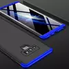 Противоударный чехол бампер GKK Dual Armor для Samsung Galaxy Note 9 Black / Blue (Черный / Синий)