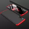 Противоударный чехол бампер GKK Dual Armor для Samsung Galaxy Note 10 Plus Black / Red (Черный / Красный)