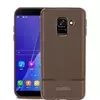 Чехол бампер idools Leather Fit для Samsung Galaxy A8 Plus 2018 A730F Brown (Коричневый)