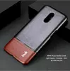 Чехол бампер Imak Leather Fit для Samsung Galaxy S10e Black / Brown (Черный / Коричневый)