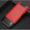 Чехол бампер Imak Leather Fit для Samsung Galaxy A80 Black / Red (Черный / Красный)
