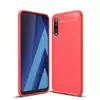 Чехол бампер iPaky Carbon Fiber для Samsung Galaxy A41 Red (Красный)