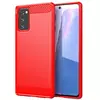 Чехол бампер iPaky Carbon Fiber для Samsung Galaxy Note 20 Red (Красный)