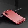Чехол бампер iPaky Carbon Fiber для Samsung Galaxy A50s Red (Красный)