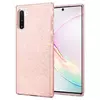 Оригинальный чехол бампер Spigen Liquid Crystal Glitter для Samsung Galaxy Note 10 Rose Quartz (Розовый Кварц) 628CS27372