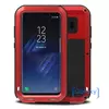 Противоударный металлический Чехол бампер Love Mei Powerful Case для Samsung Galaxy S8 Red (Красный) 