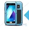 Противоударный чехол бампер Love Mei PowerFull для Samsung Galaxy A3 2017 A320F Blue (Синий)