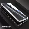 Чехол бампер Luphie Magnetic для Samsung Galaxy S9 Transparent / Silver (Прозрачный / Серебристый)