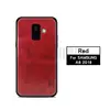 Чехол бампер Mofi Leather Bumper для Samsung Galaxy A6 2018 Red (Красный)