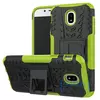 Противоударный чехол бампер Nevellya Case (встроенная подставка) для Samsung Galaxy J7 2017 J730F Green (Зеленый)