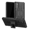 Противоударный чехол бампер Nevellya Case (встроенная подставка) для Samsung Galaxy A41 Black (Черный)