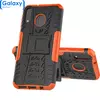 Противоударный чехол бампер Nevellya Case (встроенная подставка) для Samsung Galaxy A40 Orange (Оранжевый)