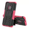Противоударный чехол бампер Nevellya Case (встроенная подставка) для Samsung Galaxy M21 Pink (Розовый)