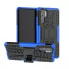Противоударный чехол бампер Nevellya Case (встроенная подставка) для Samsung Galaxy Note 10 Plus Blue (Синий)