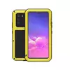 Противоударный чехол бампер Love Mei PowerFull для Samsung Galaxy S10 Lite Yellow (Желтый)