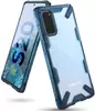 Оригинальный чехол бампер Ringke Fusion-X для Samsung Galaxy S20 Space Blue (Космос Синий)