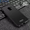 Противоударный чехол бампер Imak Shock для Samsung Galaxy A8 Plus 2018 A730F Matte Black (Матовый Черный)