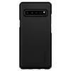 Оригинальный чехол бампер Spigen Thin Fit для Samsung Galaxy S10 5G G9588 Black (Черный)