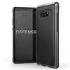 Чехол бампер X-Doria Defense Lux для Samsung Galaxy Note 8 N950 Black Skin (Черная Кожа)
