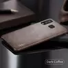 Чехол бампер X-Level Leather Bumper для Samsung Galaxy M31 Coffee (Кофейный)