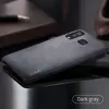 Чехол бампер X-Level Leather Bumper для Samsung Galaxy M31 Black (Черный)