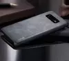 Чехол бампер X-Level Leather Bumper для Samsung Galaxy A90 Black (Черный)