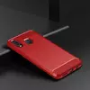 Чехол бампер iPaky Carbon Fiber для Samsung Galaxy A20 Red (Красный)