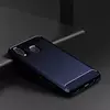 Чехол бампер iPaky Carbon Fiber для Samsung Galaxy A40 Blue (Синий)