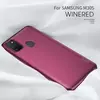 Чехол бампер X-level Matte для Samsung Galaxy M21 Wine red (Винный)