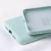 Чехол бампер X-Level Silicone (с микрофиброй) для Samsung Galaxy A51 Mint (Мятный)
