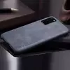 Чехол бампер X-Level Leather Bumper для Samsung Galaxy M32 Black (Черный)