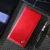 Чехол книжка для Samsung Galaxy Note 20 idools Retro Red (Красный)