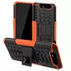 Противоударный чехол бампер Nevellya Case (встроенная подставка) для Samsung Galaxy A90 Orange (Оранжевый)