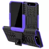 Противоударный чехол бампер Nevellya Case (встроенная подставка) для Samsung Galaxy A80 Purple (Пурпурный)