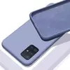 Чехол бампер Anomaly Silicone (с микрофиброй) для Samsung Galaxy A03s Purple (Пурпурный)