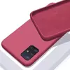 Чехол бампер Anomaly Silicone (с микрофиброй) для Samsung Galaxy A03s Camellia (Камелия)