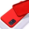 Чехол бампер Anomaly Silicone (с микрофиброй) для Samsung Galaxy A03s Red (Красный)