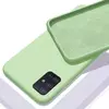 Чехол бампер Anomaly Silicone (с микрофиброй) для Samsung Galaxy A03s Light Green (Светло Зеленый)