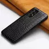Кожаный чехол бампер Anomaly Crocodile Style для Samsung Galaxy A12 Black (Черный)